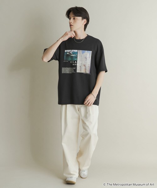 SENSE OF PLACE by URBAN RESEARCH（センスオブプレイスバイアーバンリサーチ）の「『別注』THE MET×SENSE OF PLACE　SHORT-SLEEVE T-SHIRTS B（Tシャツ/カットソー・メンズ・WHITE/BLACK/L.PURPLE・M/L）」の18枚目の写真