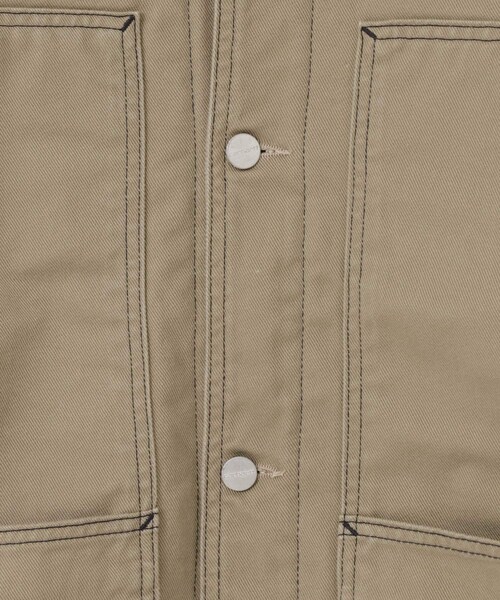 SENSE OF PLACE by URBAN RESEARCH（センスオブプレイスバイアーバンリサーチ）の「carhartt DOUBLE FRONT JACKET（カバーオール・メンズ・BEIGE/BLACK・M/L）」の17枚目の写真