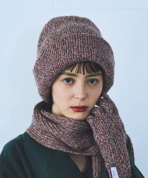 THE GOODLAND MARKET（ザグッドランドマーケット）の「ザ グッドランド マーケット　GOOD KNIT CAP（ニットキャップ/ビーニー・メンズ・GREEN/BLUE/PINK/BLACK・one）」の4枚目の写真