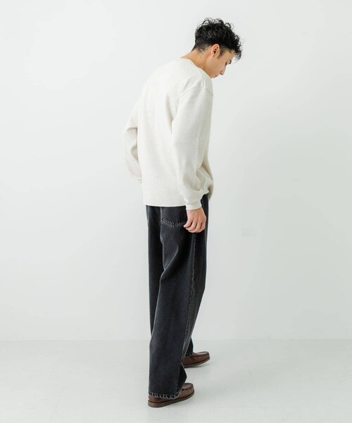 URBAN RESEARCH（アーバンリサーチ）の「13.5oz DENIM WIDE PANTS（デニムパンツ・メンズ・INDIGO/LT INDIGO/BLACK・S/M/L）」の16枚目の写真