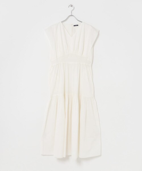 THE GOODLAND MARKET（ザグッドランドマーケット）の「FANAKA　ギャザードレス（ワンピース・レディース・NAVY/WHITE・Free）」の11枚目の写真