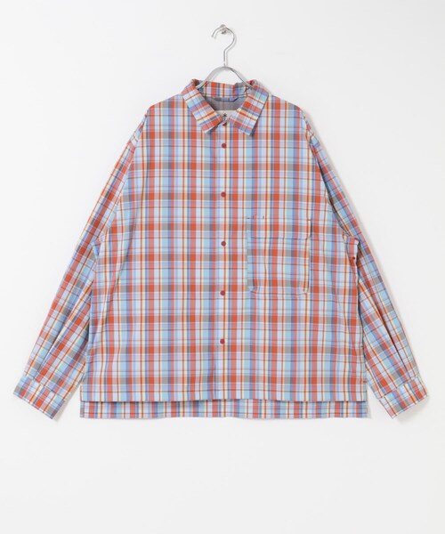 URBAN RESEARCH DOORS(アーバンリサーチドアーズ)の「Snow Peak Apparel FADE CHECK BREEZY SHIRTS(シャツ/ブラウス・メンズ・RED/LIGHT BLUE/GREIGE・M/L/XL)」の21枚目の写真