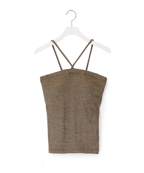 ADAM ET ROPE'（アダムエロペ）の「【Miller for ADAM ET ROPE'】Cup付 Camisole（キャミソール・レディース・ブラック/ベージュ/パープル系・F）」の14枚目の写真