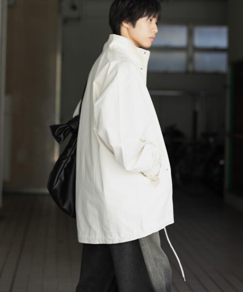 SENSE OF PLACE by URBAN RESEARCH(センスオブプレイスバイアーバンリサーチ)の「ショートモッズコート(モッズコート・メンズ・IVORY/CHARCOAL/NAVY・M/L)」の6枚目の写真