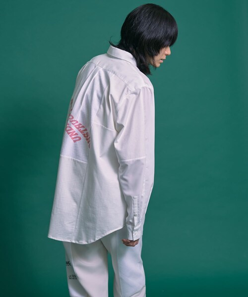 THE GOODLAND MARKET(ザグッドランドマーケット)の「SREU Patch Work Shirt(シャツ/ブラウス・レディース・WHITE2/WHITE1/BLACK1/BLACK2・L/M)」の11枚目の写真