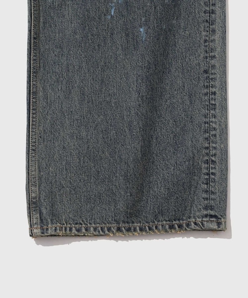 ADAM ET ROPE'(アダムエロペ)の「【DAIRIKU/ダイリク】Paint Wide Denim Pants(デニムパンツ・メンズ・ブルー系・L/M/S)」の12枚目の写真
