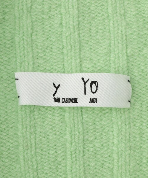 ADAM ET ROPE'（アダムエロペ）の「【J'aDoRe・一部店舗限定】【y YO（イーヨ）】zip neck warmer / ネックウォーマー（ネックウォーマー/スヌード・レディース・グレー/ライトグリーン・F）」の15枚目の写真