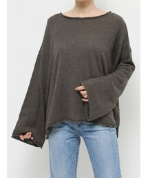 Ungrid | コットンスラブバックスリットニット(ニット/セーター)