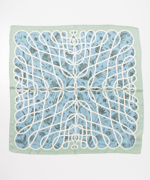 RODE SKO（ロデスコ）の「アソート柄スカーフ（バンダナ/スカーフ・レディース・GREEN/L.BLUE/YELLOW/NAVY・one/One）」の7枚目の写真