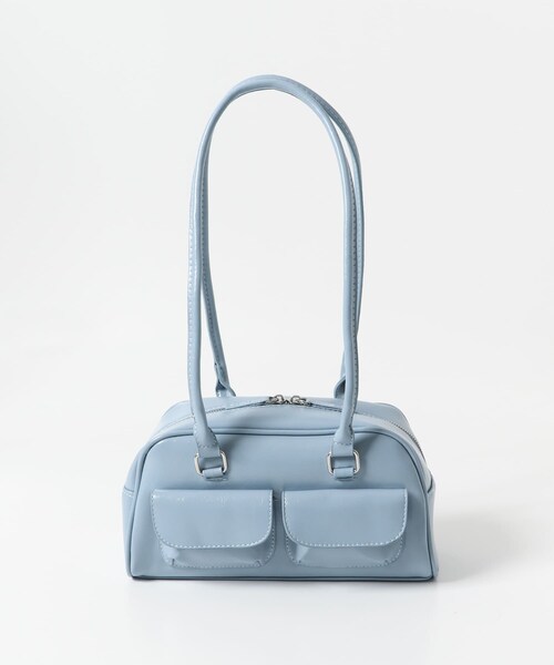 URBAN RESEARCH ROSSO（アーバンリサーチロッソ）の「ヴィンテージライクボストンバッグ（ボストンバッグ・レディース・OFFWHITE/SAX/BLACK・-）」の14枚目の写真