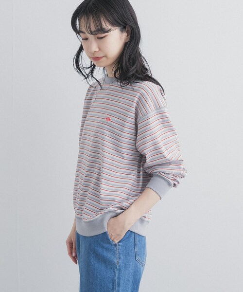 URBAN RESEARCH DOORS(アーバンリサーチドアーズ)の「DANTON SWEAT T-SHIRTS(スウェット・レディース・BLUEGRY/GREYRED・S)」の15枚目の写真