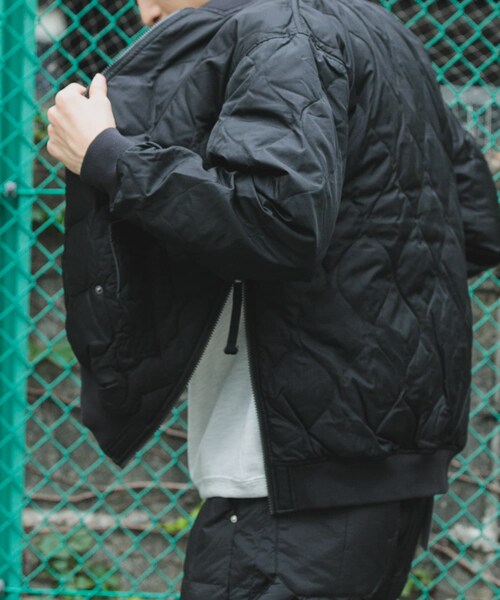ITEMS URBANRESEARCH（アイテムズ アーバンリサーチ）の「TAION　Military MA-1 Down Jacket（その他アウター・メンズ・MULTI/BLK/OLV・M/L/XL）」の8枚目の写真