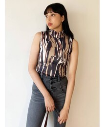 EMODA | ミニハイネックトップ(Tシャツ/カットソー)