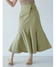 LAGUNAMOON | ウエストラペルボタンマーメイドスカート(スカート)