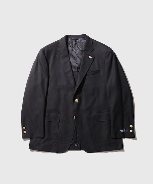 ADAM ET ROPE'(アダムエロペ)の「【Brooks Brothers/ブルックスブラザーズ】BLZ 1818 SACK 3B HOOK HL USA TRAD(テーラードジャケット・メンズ・ネイビー・38/40/42)」の1枚目の写真