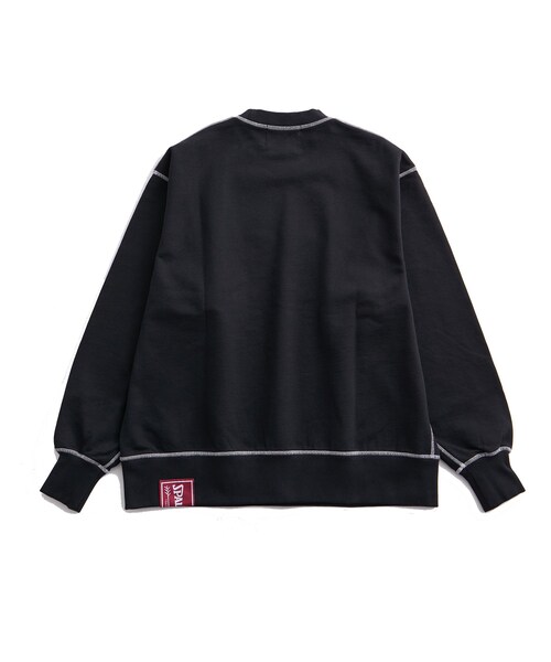 ADAM ET ROPE'（アダムエロペ）の「《別注》【SPALDING/スポルディング】LOGO SWEATSHIRT / UNISEX（スウェット・レディース・ブラック/ライトグレー/ワイン・L/M）」の16枚目の写真