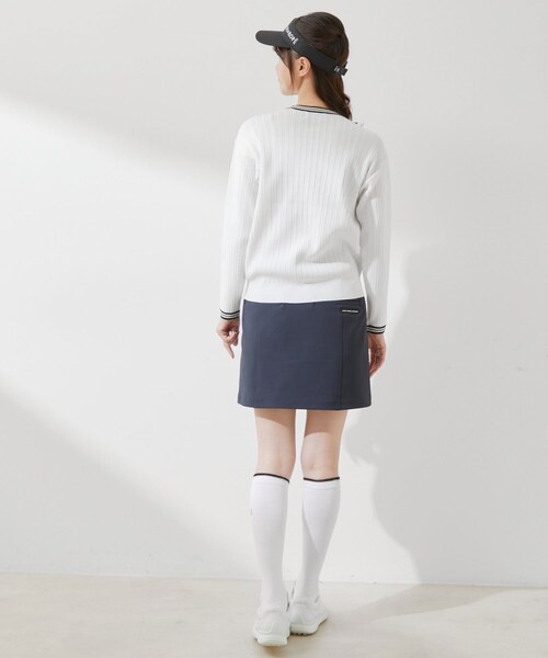 ROPE'(ロペ)の「ミニケーブル柄プレート使い長袖プルオーバー(ニット/セーター・レディース・ホワイト/グリーン/ネイビー・L/M/S)」の16枚目の写真