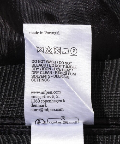 ADAM ET ROPE'(アダムエロペ)の「【mfpen/エムエフペン】Mail Jacket(その他アウター・メンズ・チャコール・M/S)」の17枚目の写真