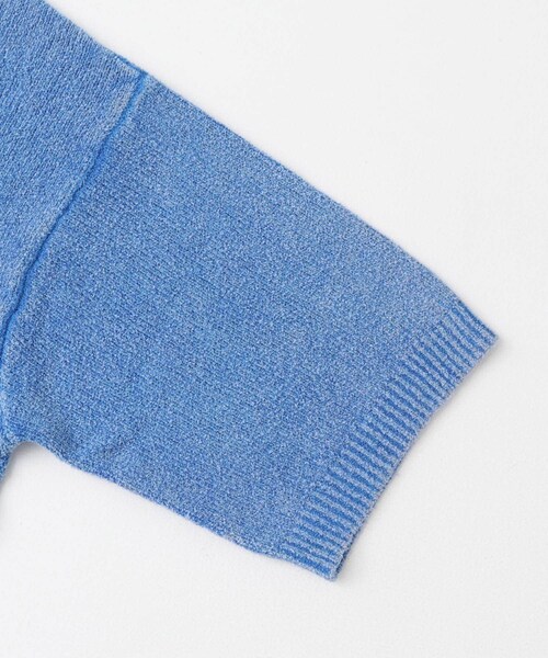 URBAN RESEARCH Sonny Label（アーバンリサーチサニーレーベル）の「インディゴパイルスキッパーポロシャツ（ポロシャツ・メンズ・ライトインディゴ/インディゴ・M/L）」の18枚目の写真