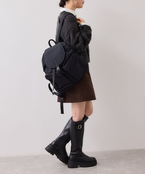 VIS（ビス）の「【J'aDoRe限定】【Hyman Roth】撥水バッグパック（バックパック/リュック・レディース・ブラック・F）」の4枚目の写真