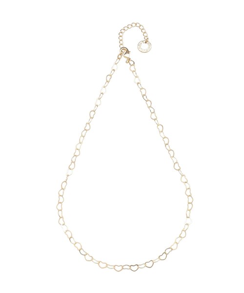 LAGUNAMOON（ラグナムーン）の「ハートチェーンネックレス（ネックレス・レディース・シルバー/ゴールド・F）」の8枚目の写真