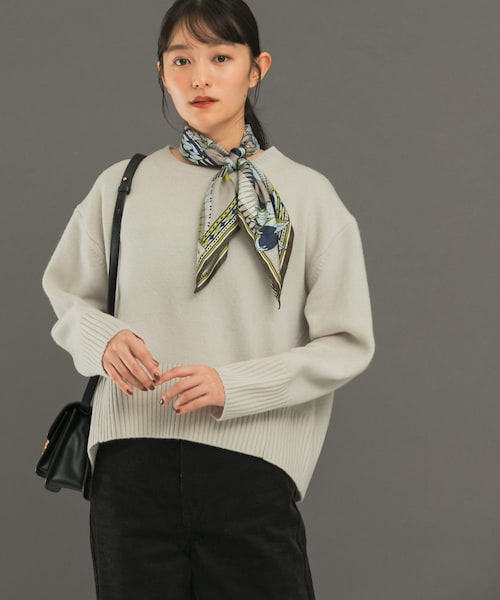 URBAN RESEARCH ROSSO（アーバンリサーチロッソ）の「エクストラファインシームデザインニット（ニット/セーター・レディース・LIME/P/WHITE/PINK/CHARCOAL/BLUE/BEIGE・FREE）」の10枚目の写真