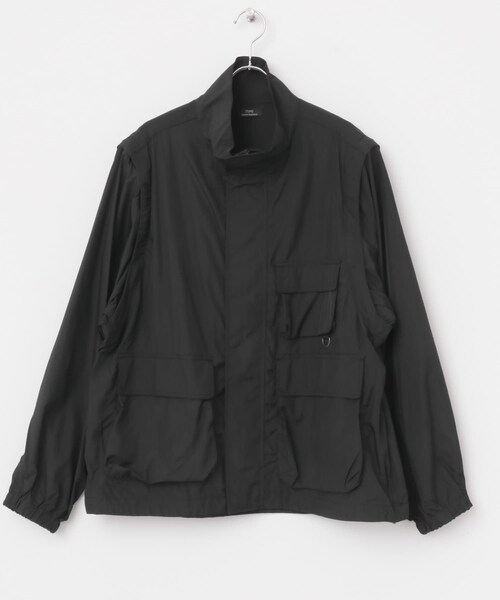 ITEMS URBANRESEARCH（アイテムズ アーバンリサーチ）の「『セットアップ対応』スーパーライトナイロン2wayブルゾン（ブルゾン・メンズ・BLK/CHA・M/L）」の10枚目の写真