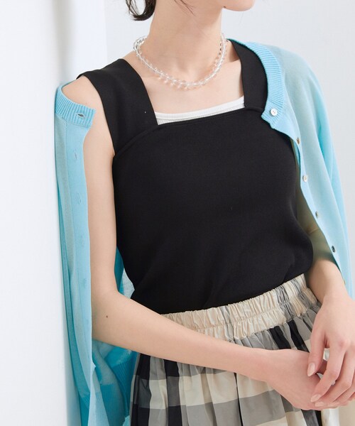 VIS（ビス）の「ボールショートネックレス（ネックレス・レディース・ブラック/その他・F）」の9枚目の写真