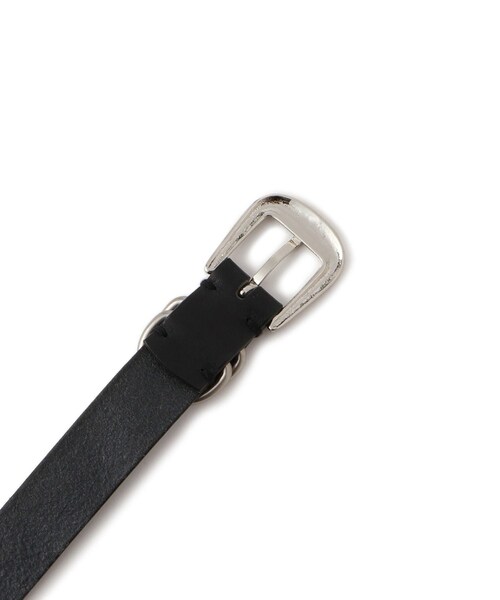 ADAM ET ROPE'（アダムエロペ）の「【サステナブル】ダブルリングスムースベルト（ベルト・レディース・ゴールド/シルバー・F）」の10枚目の写真