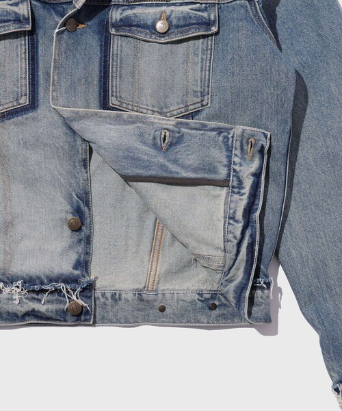 ADAM ET ROPE'(アダムエロペ)の「【Maison Margiela/メゾン マルジェラ】DENIM SPORTS JKT BLUE(デニムジャケット・メンズ・ブルー系・46/48)」の11枚目の写真