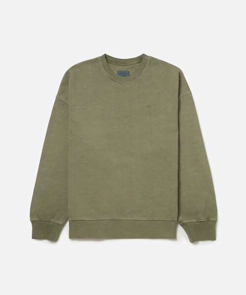 Saturdays NYC（サタデーズ ニューヨークシティ ）の「Ari Pigment Dyed Crew（スウェット・レディース・ブラック/オリーブ・L/M/S/XL/XS）」の11枚目の写真