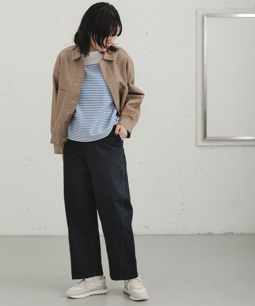 EKAL（エカル）の「『吸水速乾/イージーケア』coolmax カーブラインデニムパンツ（デニムパンツ・レディース・O.W/USED・S/M）」の9枚目の写真