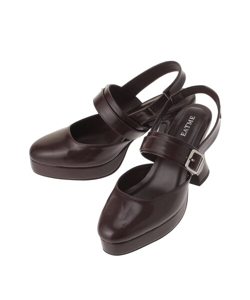 EATME（イートミー）の「スリングバックパンプス（パンプス・レディース・アイボリー/ブラック/ブラウン・S/M/L）」の17枚目の写真