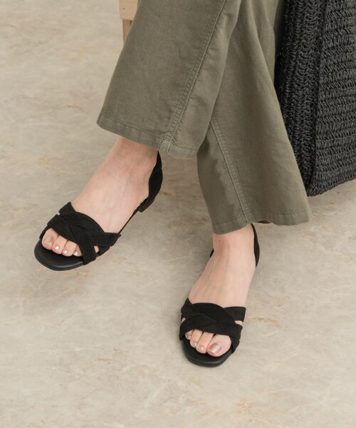 URBAN RESEARCH DOORS（アーバンリサーチドアーズ）の「『一部WEB限定カラー』セパレートフラットサンダル（サンダル・レディース・L.BEIGE/BLACK/CAMEL/BLUE・36/37/38）」の13枚目の写真