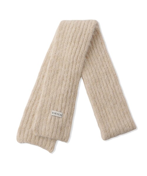ROPE' PICNIC（ロペピクニック）の「スリムリブニットマフラー（マフラー・レディース・グレー/キナリ/ブルー・F）」の10枚目の写真