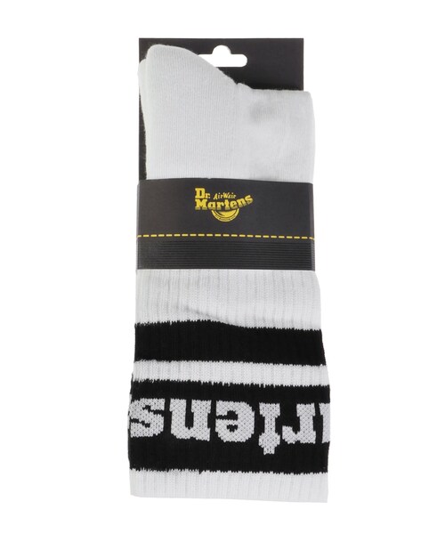 EVRIS（エヴリス）の「【Dr.Martens】Athletic Logo Sock（ソックス/靴下・レディース・ホワイト・F）」の2枚目の写真