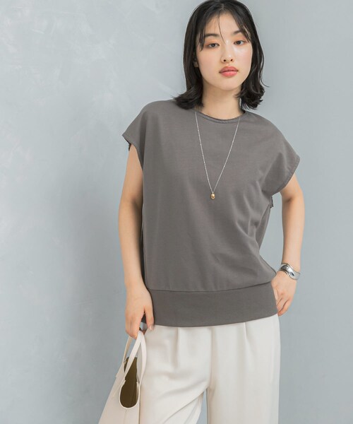 URBAN RESEARCH ROSSO（アーバンリサーチロッソ）の「フレンチスリーブライトスエット（スウェット・レディース・OFF WHITE/CHARCOAL・FREE）」の17枚目の写真