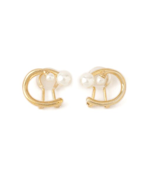 ROPE' PICNIC（ロペピクニック）の「パールデザインサークルクリップイヤリング（イヤリング・レディース・ゴールド/シルバー・F）」の6枚目の写真