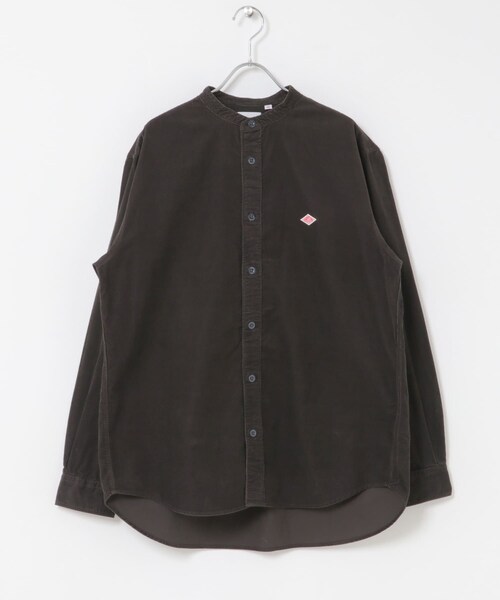 URBAN RESEARCH DOORS（アーバンリサーチドアーズ）の「DANTON　BAND COLLAR SHIRTS LONG-SLEEVE（シャツ/ブラウス・メンズ・LT.GREY/CHARCOAL/SAND BEIGE・38/40/42）」の12枚目の写真