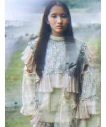 merry jenny | floral frill frill collar(付け襟)