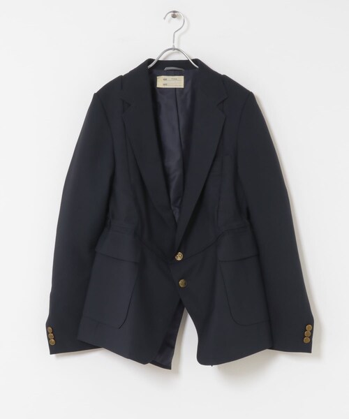 THE GOODLAND MARKET（ザグッドランドマーケット）の「77circa　make v shape navy blazer jacket（テーラードジャケット・レディース・navy1/navy2/navy3/navy4・one）」の18枚目の写真