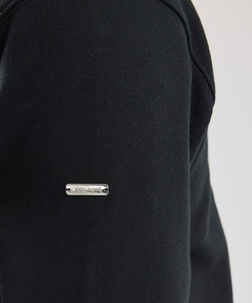ROPE'（ロペ）の「【ESSENTIAL】フロントロゴ裏起毛トレーナー/セットアップ対応（スウェット・レディース・ブラック/グレー・L/M/XL）」の12枚目の写真