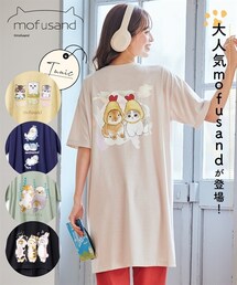 nissen | デザインチュニックTシャツ/mofusand(チュニック)