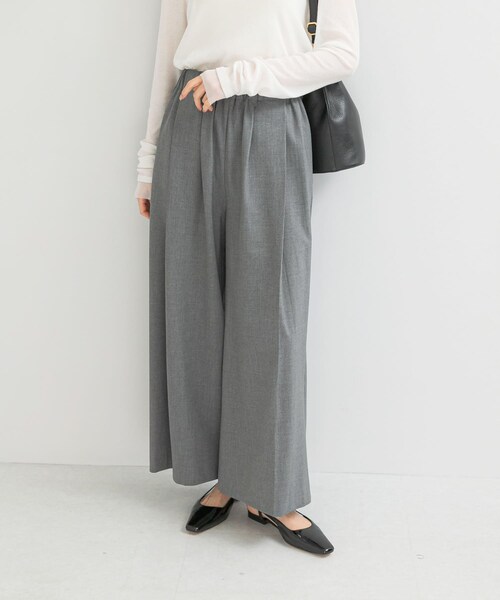 URBAN RESEARCH ROSSO（アーバンリサーチロッソ）の「ウォッシャブルイージータックパンツ（その他パンツ・レディース・L/GREGE/GRAY/BLACK・36/38）」の16枚目の写真