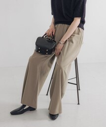 URBAN RESEARCH | 『3サイズ展開』『イージーケア』 ウール混タックギャザーストレートパンツ(その他パンツ)