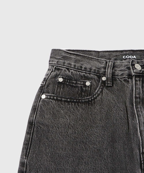 ADAM ET ROPE'（アダムエロペ）の「【CODA/コーダ】ACID WASH BREAK CUT STRAIGHT JEANS（デニムパンツ・メンズ・スミクロ・0/1/2）」の8枚目の写真