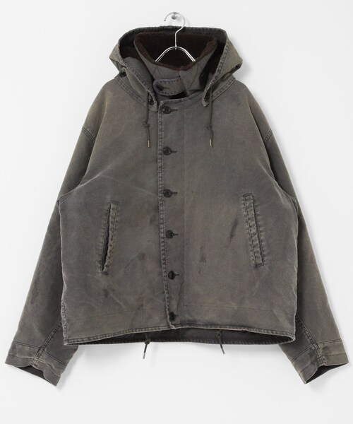 URBAN RESEARCH（アーバンリサーチ）の「A PRESSE　Vintage FN Deck Jacket（ミリタリージャケット・メンズ・BLUE・3/4）」の3枚目の写真