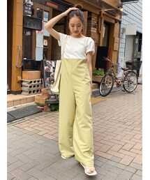 Ungrid | サスペンダー付きルーズパンツ(その他パンツ)