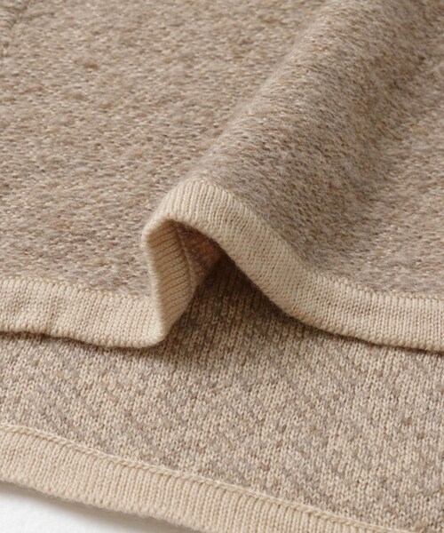 THE GOODLAND MARKET（ザグッドランドマーケット）の「FFM　TWEEDLIKE SHIRTS（カーディガン/ボレロ・レディース・Black/Beige・1/2）」の20枚目の写真