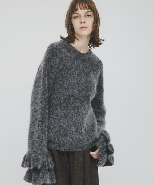 LAATO（ラート）の「frill sleeve mohair knit（ニット/セーター・レディース・パール/シャドウ・Free）」の18枚目の写真